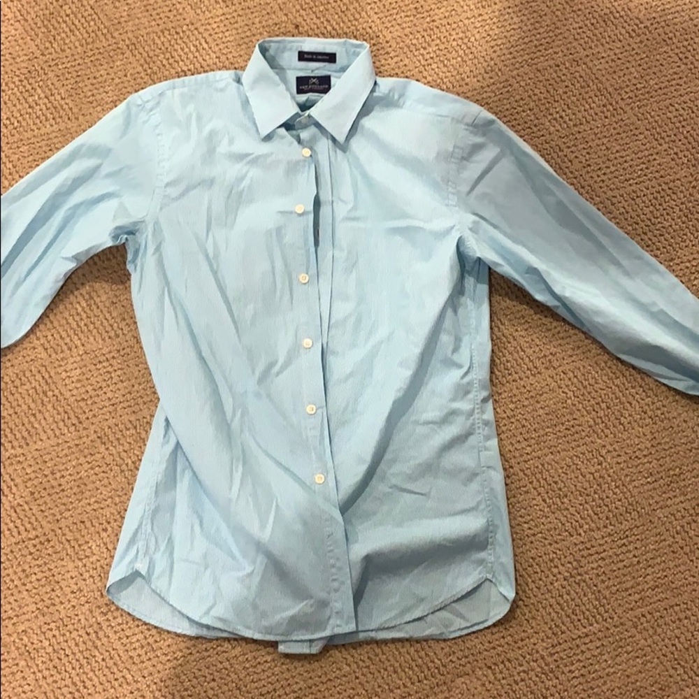 New England Shirt Company Striped Button Down